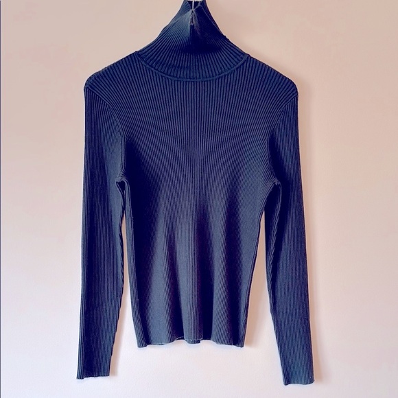 Express Ribbed Turtleneck Sweater - Picture 1 of 6